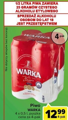 Carrefour Express Piwo warka oferta