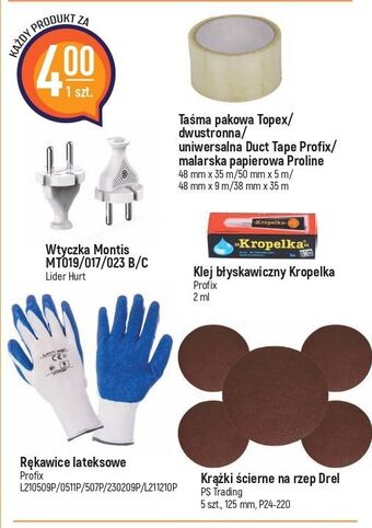Taśma dwustronna do wykładzin 50 mm x 5 m topex