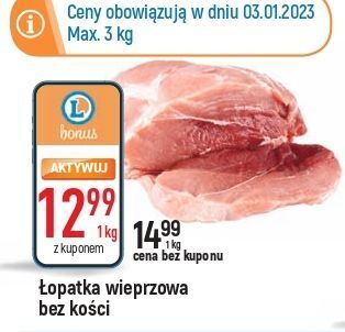 E.Leclerc Łopatka wieprzowa bez kości oferta