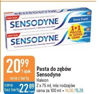 E.Leclerc Pasta do zębów sensodyne extra fresh oferta