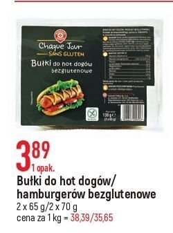E.Leclerc Bułki hamburgerowe bezglutenowe wiodąca marka chaque jour oferta