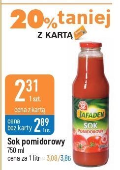 E.Leclerc Sok pomidorowy wiodąca marka jafaden oferta