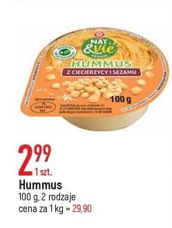 E.Leclerc Hummus z ciecierzycy i sezamu wiodąca marka nat & vie oferta