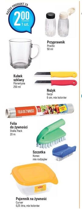 E.Leclerc Kubek szklany 250 ml florentyna oferta