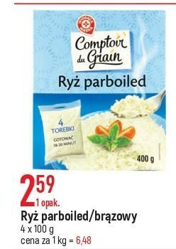 E.Leclerc Ryż długi brązowy wiodąca marka comptoir de grain oferta
