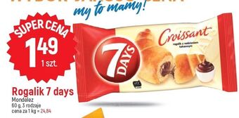 E.Leclerc Croissant z nadzieniem o smaku kakaowym 7 days oferta