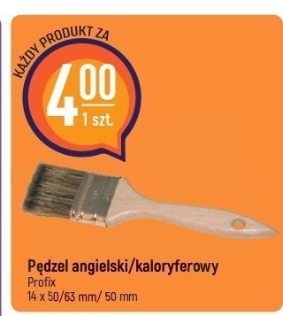 E.Leclerc Pędzel angielski 14 x 63 mm profix oferta