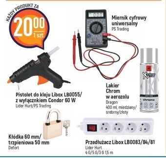 E.Leclerc Przedłużacz 4 gniazda 1.5 m libox oferta