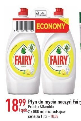 E.Leclerc Płyn do mycia naczyń lemon fairy oferta