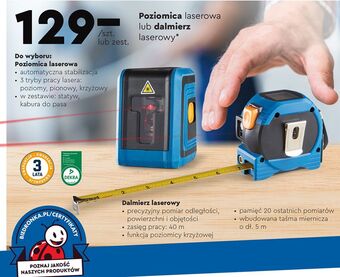 Biedronka Dalmierz laserowy niteo tools oferta