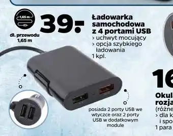 Netto Ładowarka samochodowa mocho z ami usb z 4 portam oferta