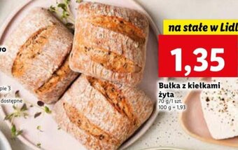 Lidl Bułka z kiełkami żyta 70g oferta