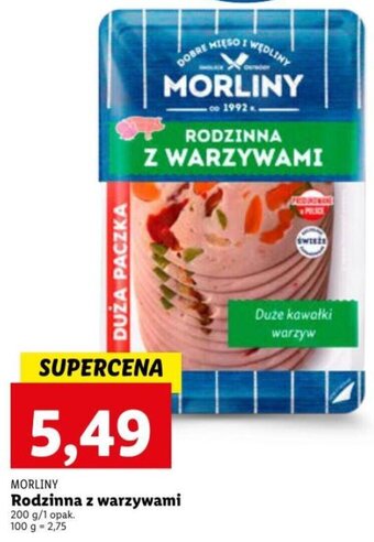 Lidl Morliny Rodzinna z warzywami 200g oferta