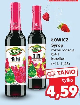 Kaufland Syrop malinowy łowicz oferta