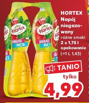 Kaufland Napój jabłko-mięta hortex oferta