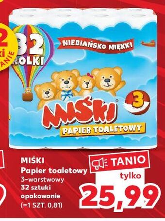 Kaufland Papier toaletowy miśki oferta