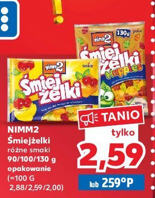 Kaufland Żelki nimm2 śmiejżelki happies oferta