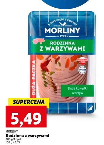 Lidl Szynka rodzinna z warzywami morliny oferta