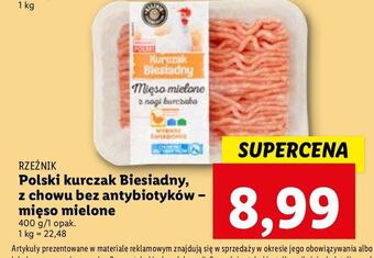 Lidl Mięso mielone z nogi kurczaka rzeźnik codzienna dostawa oferta