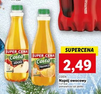 Lidl Napój pomarańczowy costa oferta