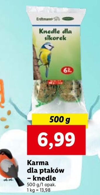 Lidl Knedle dla sikorek xxl erdtmann's oferta