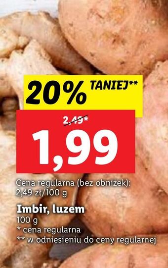 Lidl Imbir oferta