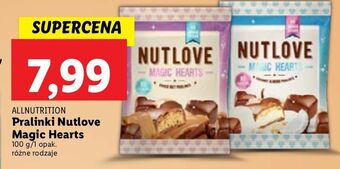 Lidl Pralinki magic hearts nutlove allnutrition oferta