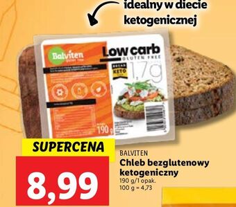 Lidl Chleb low carb balviten oferta