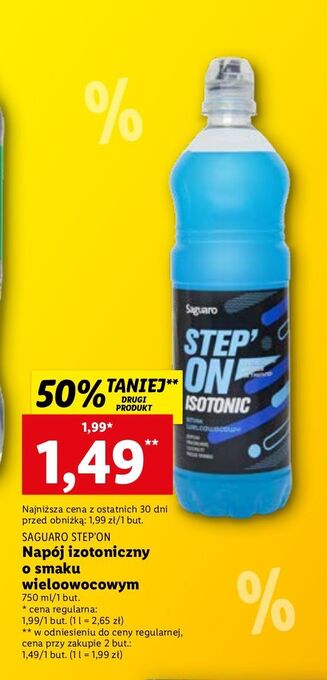 Lidl Napóż wieloowocowy saguaro step'on oferta