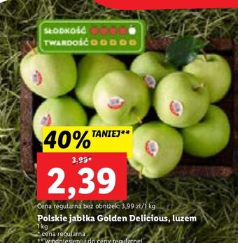 Jabłka golden delicious