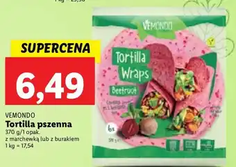 Lidl Tortilla marchewkowa vemondo oferta