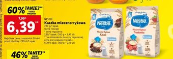 Lidl Kaszka mleczno-ryżowa kakao nestle oferta