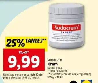 Lidl Sudocrem krem 60g oferta