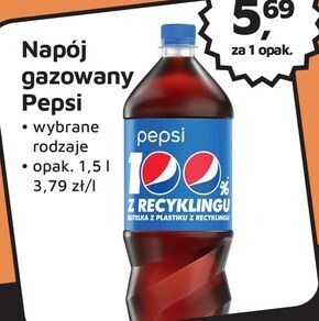 Odido Pepsi napój gazowany o smaku cola 1,5 l oferta