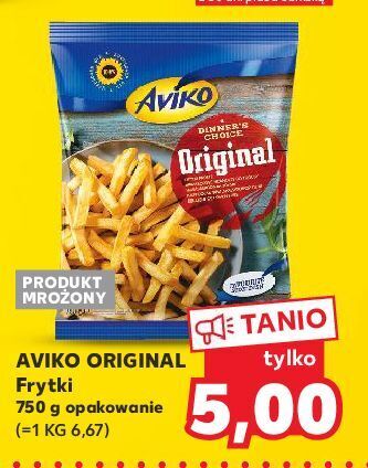 Kaufland Frytki proste aviko original oferta