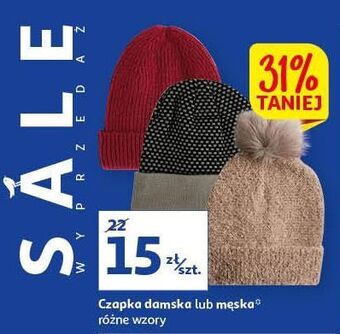 Auchan Czapka damska inextenso by auchan oferta