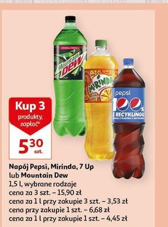 Auchan Napój orange mirinda oferta