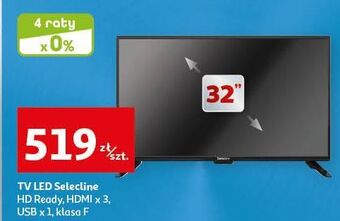 Auchan Telewizor led 32" selecline oferta
