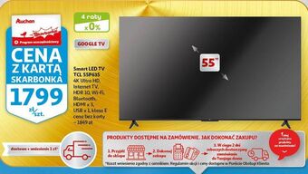 Auchan Telewizor 55" 55c635 tcl oferta