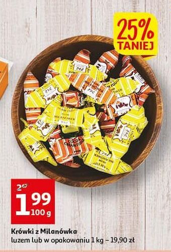 Auchan Krówka mleczna milanówek oferta