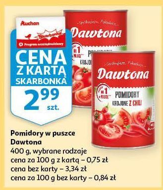 Auchan Pomidory całe dawtona oferta