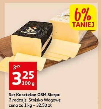 Auchan Ser kasztelan śmietankowy sierpc oferta