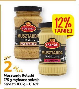 Auchan Musztarda delikatesowa staropolska roleski oferta