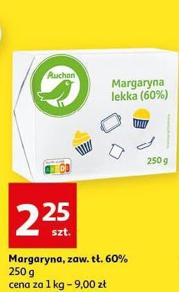 Auchan Margaryna lekka auchan na co dzień (logo zielone) oferta