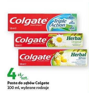 Auchan Pasta do zębów colgate triple action oferta