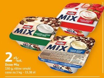 Auchan Jogurt truskawkowy muller mix oferta