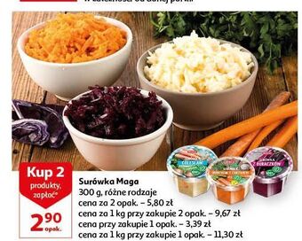 Auchan Surówka colesław łagodna maga oferta