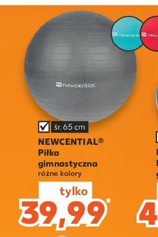 Kaufland Piłka gimnastyczna 65 cm newcential oferta