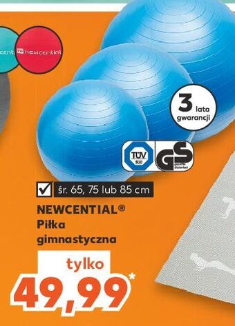 Kaufland Piłka gimnastyczna 85 cm newcential oferta