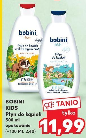 Kaufland Płyn do kąpieli hipoalergiczny bobini kids oferta